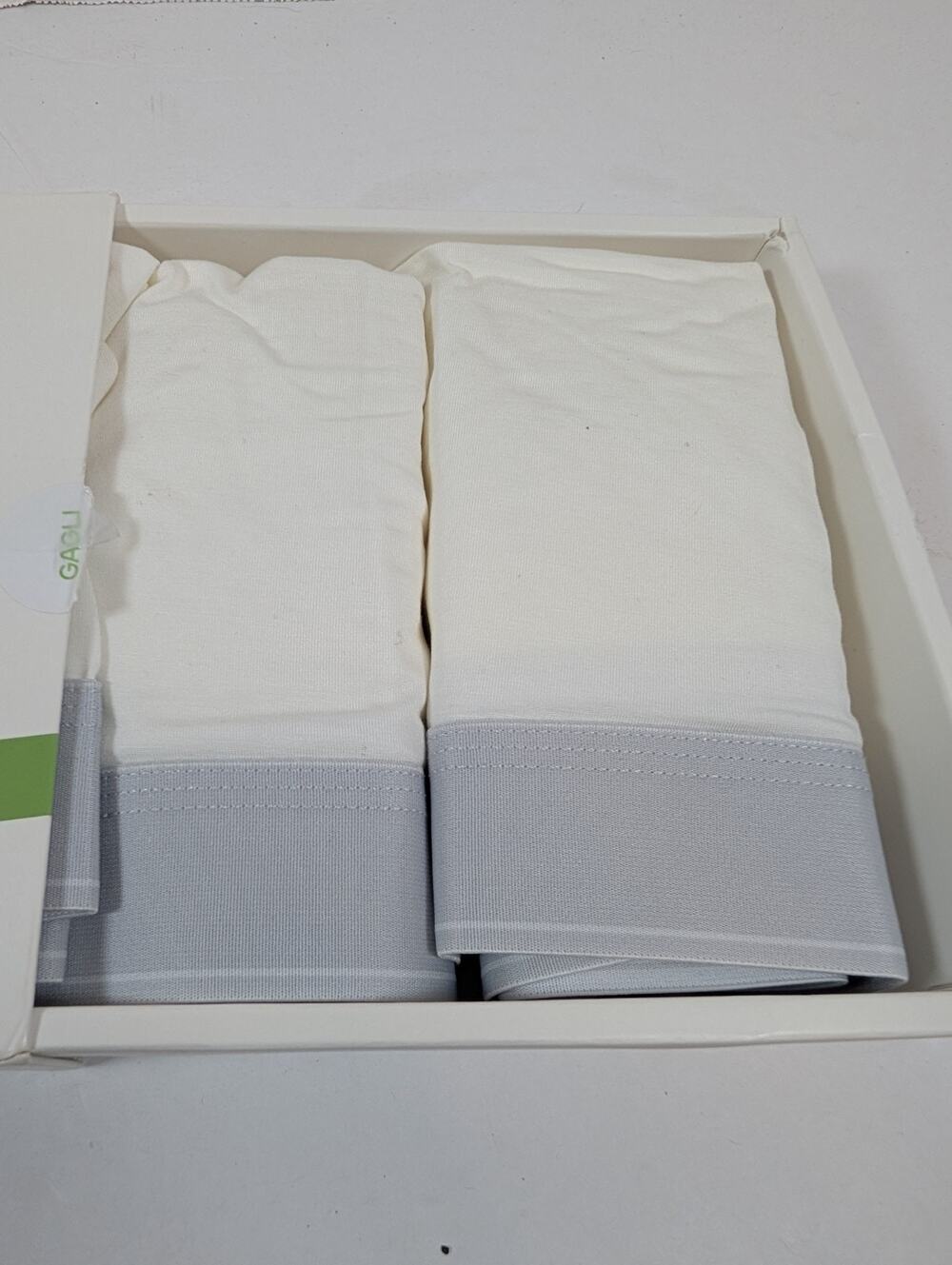 3 Pair Medium GAGLI Mens Premium Boxer Briefs White NIB